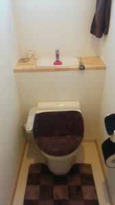 トイレ完成
