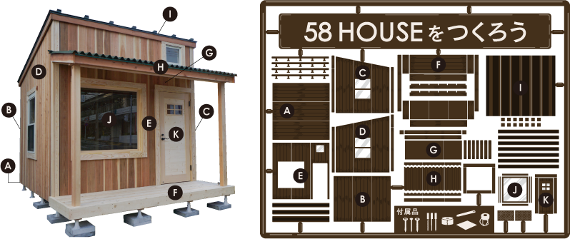 D.I.Y BOX　58HOUSE
